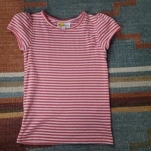 Mini Boden SET of *3* cotton striped shirts in yellow/pink/red 11-12y